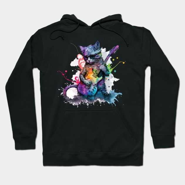 Musical cat Hoodie by vectrus